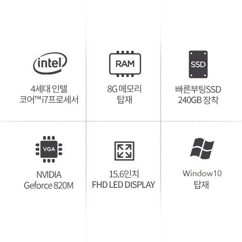 삼성 노트북3 15인치 코어i7 SSD256G 윈10 - [전시상품]